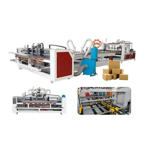 Machine à plier et à coller automatique de haute qualité au meilleur prix <span class=keywords><strong>pour</strong></span> l'emballage de boîtes en carton ondulé - Product Image 4