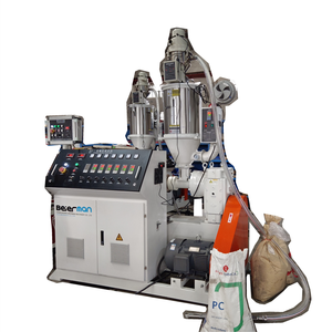 Machine extrudeuse de plastique 15KW SJ-55/28 pour la fabrication de diffuseurs laiteux pour éclairage LED PC, profilés de tube d'abat-jour à fond blanc - Product Image 1