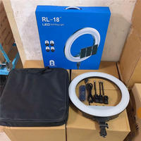 2024 Nieuwe Led Ringlamp Live Stream Fill Light Rl18 Beauty Light 21 Inch