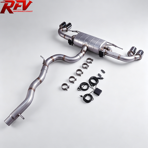 Système d'échappement Catback à valve en acier inoxydable 304 pour <span class=keywords><strong>Audi</strong></span> <span class=keywords><strong>TT</strong></span> TTS MK2 2.0T <span class=keywords><strong>3</strong></span>.2T à quatre roues motrices, épaisseur 1,5 mm, garantie 1 an - Product Image 2