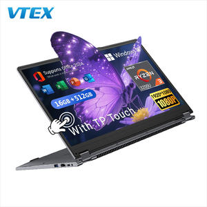 Laptop Yoga 15.6 "16G <span class=keywords><strong>DDR</strong></span> 512G SSD <span class=keywords><strong>Notebook</strong></span> layar sentuh sepuluh titik CPU R3-3200U RJ45 Laptop siswa bisnis baru - Product Image 1