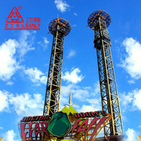 Attraction de Tour de Chute Libre pour Aire de Jeux Extérieure, Tour de Chute Libre, Tour de Chute Libre Rotative, Tour de Chute Libre Aérienne à Vendre