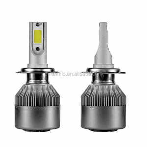 Phare LED C6 H7 36W 3800lm H1 H3 H4 H7 H9 9004 LED H7 C6 COB LED - Product Image 3