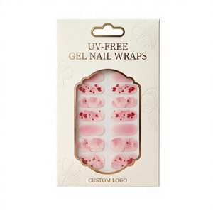 Gel UV - FREE Gel Nail Wraps Press on Nails Collection <span class=keywords><strong>Capsule</strong></span> Saint-Valentin pour Acheteurs Professionnels de Boutiques - Product Image 1