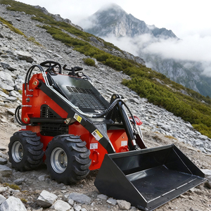Gran demanda de maquinaria superventas: Minicargadora de dirección deslizante nueva de 0.45 toneladas con motor/bomba de rueda motorizada de alta capacidad de carga. - Product Image 2