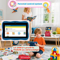Tablet Android 12 Baru 7-Inci untuk Anak-anak dengan Kamera Ganda Layar HD 2GB+32GB USB-C - Mainan Edukasi Terbaik & Hadiah Black Friday