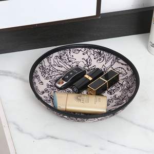 Plateau de rangement rectangulaire à motifs créatifs en tissu, sans couvercle, pour organiser bijoux, clés, fruits secs - Product Image 5