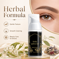 Crème de teinture pour sourcils semi-permanente au henné, rehausseurs de sourcils liquides naturels