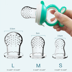 Sucette en silicone pour aliments frais pour bébé 0-12 mois Motif imprimé Sans BPA Débit lent - Product Image 2
