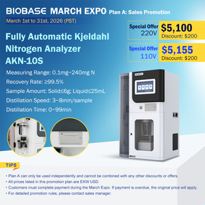 Aparato Kjeldahl para Proteínas BIOBASE AKN-10S, Analizador de Nitrógeno Kjeldahl Totalmente Automático para Laboratorio - Product Image 2