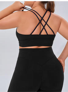 Conjunto Deportivo para Mujer Talla Grande, Ropa de Yoga Transpirable de Alta Elasticidad, Conjunto de Dos Piezas de Brasier y Leggings para Yoga - Product Image 6