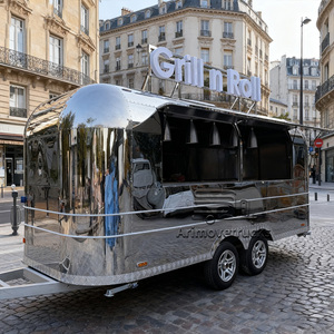 Goedkope vintage food trailers, charcuterie, notenrooster, worst, hotdog, hamburgerkiosk, foodtruck met gasoven, smoker en grillplaat - Product Image 2