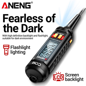 适用于ANENG A3010笔式万用表，带4000计数和真均方根自动量程测试仪背光液晶显示电工工具 - Product Image 5