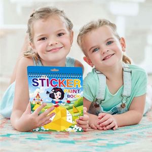 Party Birthday <b>Gifts</b> for Girls Boys 4-10 <b>Creative</b> Fun 7 Pictures Dinosaur Animals Paint Sticker by Numbers - Product Image 3