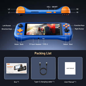 K56 5,5 ''Pantalla táctil Consola de juegos portátil Android 14 Mini Retro Game Player 5000 MAh Batería incorporada Classic <span class=keywords><strong>Play</strong></span> Wi-Fi <span class=keywords><strong>Gif</strong></span> - Product Image 5