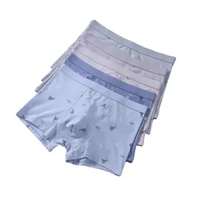 High quality Men's Underwear Cotton Cartoon Print Custom Men Briefs Underwear 100% Cotton Boxer Shorts China