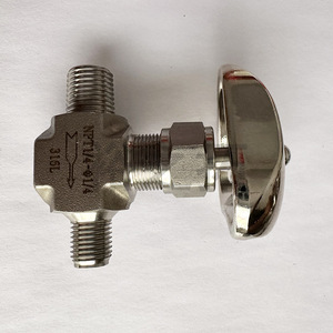 วาล์วเข็มทรงกระบอกสแตนเลส NPT1/4 316L แบบเกลียวตรงสำหรับสื่อที่มีฤทธิ์กัดกร่อน - Product Image 3
