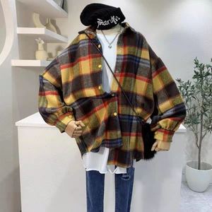 Tissus textiles bon marché, matière première en tweed, laine, plaid, style flanelle, vêtements 100% poly, <span class=keywords><strong>tissu</strong></span> tweed tissé - Product Image 5