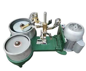 Máquina de Pulido de Joyería de Doble Cabezal Plano, Pulidora Angular de Gemas, Doble Disco para Pulido de Metales - Product Image 1