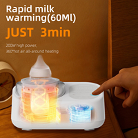 Chauffe-biberon intelligent multifonction sans eau et agitateur de lait avec fonction veilleuse – L'allié idéal pour les repas nocturnes