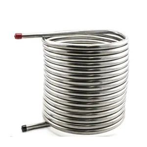 Custom Precision Polished ASTM A269 Small Diameter 304 Stainless Steel Tubing Coil