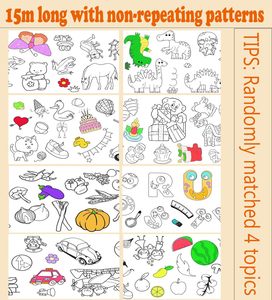 Poster en papier offset personnalisé pour enfants, dessin et coloriage, jouet éducatif pour enfants - Personnaliser la couleur et le design - Product Image 5