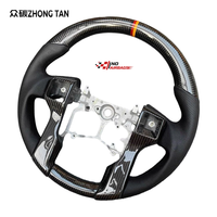 Volant en fibre de carbone LED pour Toyota Land Cruiser Prado