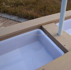 Table de jardin durable avec parasol pour jardin, cour, terrasse, pique-nique, activités de plein air, repas en plein air, détente - Product Image 2