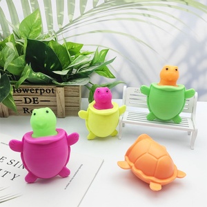 Wholesale Rubber <strong>Pops</strong> Out Head <strong>Turtle</strong> Party Favors Gift Popping Tortoise Squeeze <strong>Fidget</strong> Sensory Toy Squishy Toy Stress Relief - Product Image 3