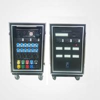 Boîte de distribution d'énergie électrique industrielle extérieure portable triphasée 400A 240V 27 canaux haute tension pour équipement événementiel