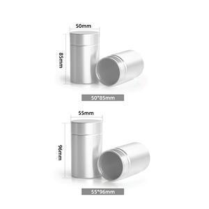 Pot à pilules en aluminium vide, conteneur écologique recyclable pour usage médical, emballage de médicaments, pot à vitamines - Product Image 2