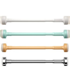 Heavy Duty Corner Window <b>Curtain</b> <b>Pole</b> Strong Bearing Adjustable Retractable <b>Telescopic</b> Cloth <b>Curtain</b> Rod - Product Image 1