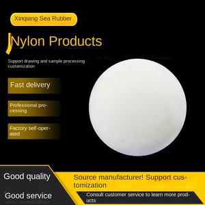 Bolas de <span class=keywords><strong>Nylon</strong></span> Sólido com Diâmetro de 8mm e 10mm, Linha Única com Furo - Product Image 3