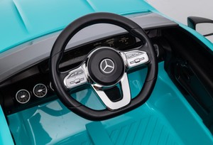 Per <span class=keywords><strong>Mercedes</strong></span> <span class=keywords><strong>Benz</strong></span> Cla45 <span class=keywords><strong>giocattolo</strong></span> con licenza Ride-on per bambini 2.4G telecomando MP3 cintura di sicurezza quattro ruote sospensione di plastica - Product Image 5