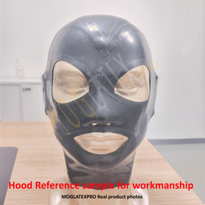 Rapid Shipment 2026 With Eye Mask and Mouthpiece Rubber <strong>Latex</strong> <strong>Hoods</strong> HTT023 - Product Image 6