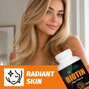 Tabletas de Biotina en Oferta, con Biotina para el Metabolismo Energético, Piel Radiante y Cabello Saludable - Product Image 3
