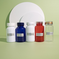 150cc Personnalisable Couleur Opaque Blanc Ambre Vert Bleu Médecine Utiliser Capsule Pilule Bouteille