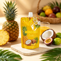 Pochettes à bec verseur personnalisées pour boissons liquides, jus de fruits, gelées, purées – Sacs d'emballage alimentaire anti-odeur