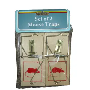 再利用可能な木製マウスマウスラットトラップ餌マウスホームガーデン屋外用品マウスキラー害虫駆除ネズミ捕り
