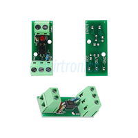 Módulo de aislamiento de optoacoplador de 1 canal PC817 EL817 3V-5V 12V 24V Aislador fotoeléctrico Soporte de riel Placa de motor de accionamiento PLC