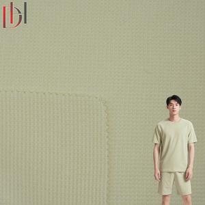 2025 Thiết Kế Mới 250gsm Cotton Hữu Cơ <span class=keywords><strong>Poplin</strong></span> Waffle Vải Chải Kỹ Sợi Cho Trang Trí Nội Thất Voile Dệt Vải - Product Image 1