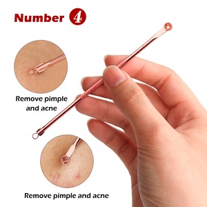 Juego de Agujas para Eliminar Puntos Negros y Acné LANBENA, Color Oro Rosa, Extractor de Acné - Product Image 5