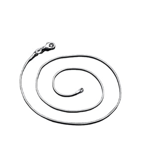 Rinhoo <span class=keywords><strong>Collana</strong></span> Placcata <span class=keywords><strong>Argento</strong></span> per Donna, Gioielli Moda in <span class=keywords><strong>Argento</strong></span>, Catena a Serpente 1mm, Lunghezze 16 18 20 22 24 Pollici - Product Image 1