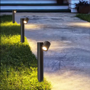 Lampe basse tension pilier laser pelouse ip67 led lampe souterraine linéaire une télécommande 30w 150w lampe de jardin de rue avec poteau - Product Image 1