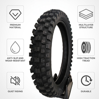 Ban Motor Custom Pabrik 100/90-19 XY-1608D 8-Ply-Rating, Berbintik, untuk Trek Padang Pasir, Safari Raid