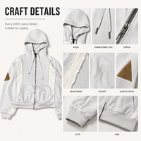 Ventes en gros de sweats à capuche pour hommes, à cordon de serrage, multi-poches, surdimensionnés, avec impression personnalisée