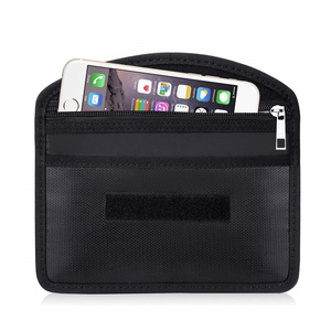 Sac Faraday ignifuge avec fermeture éclair RFID clé de voiture bloqueur de Signal portefeuille pochette de protection RFID étui de protection pour téléphone portable - Product Image 1