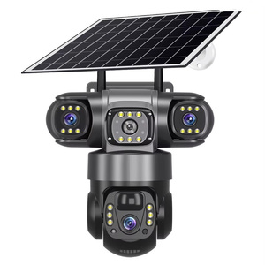 V380 Triple Lens Dashboard <strong>Camera</strong> <strong>Security</strong> <strong>Solar</strong> <strong>Camera</strong> with 4G Sim Card 6MP Indoor and Outdoor Smart Wireless Wifi CCTV <strong>Camera</strong> - Product Image 2