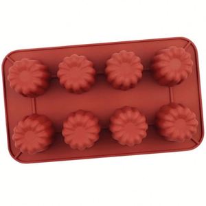 Moule à gâteau en silicone écologique personnalisé avec logo, 8 cavités en forme de gueule, pour la fabrication de savon, bac à glaçons, bougies, bonbons, pâtisserie, usage domestique, OEM/ODM - Product Image 3