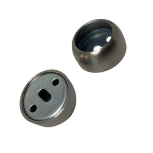 Stainless Steel Ball Flange Seat 25mm Wall Mount <b>Wardrobe</b> <b>Hardware</b> Bracket Clothes Rail Holder Towel Rod Support - Product Image 4